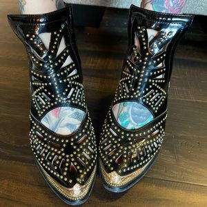 Jeffrey Campbell Maceo booties. Size 6.